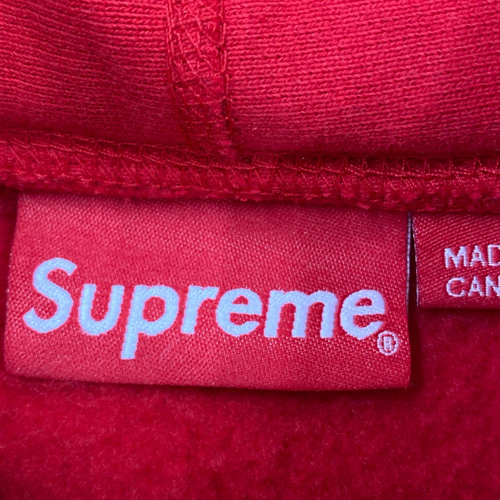 パーカー Box Logo Hooded Sweatshirt FW23 L レッド