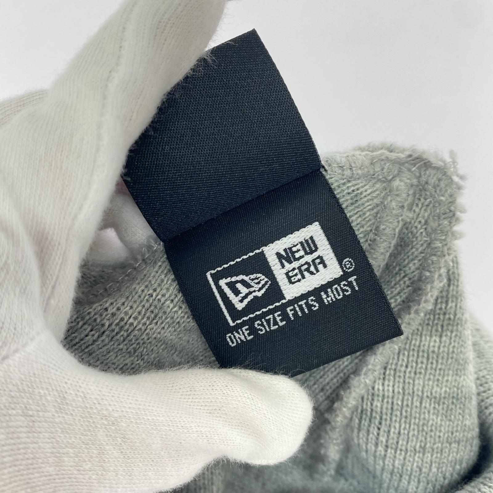 ニットキャップ × new era ボックスロゴ ビーニー カモフラ23FW グレー