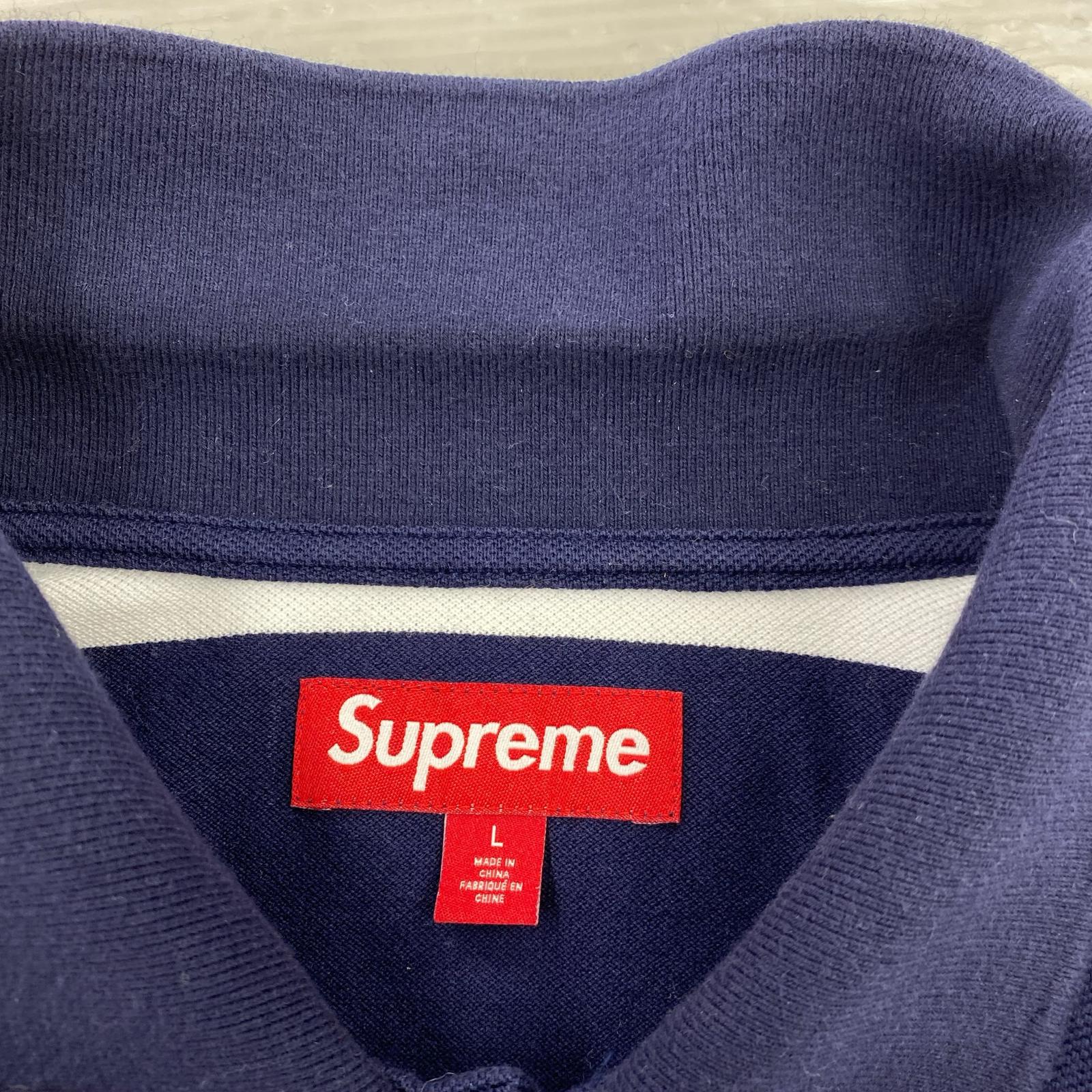 その他トップス 25SS Cursive Polo/サイズL L ネイビー