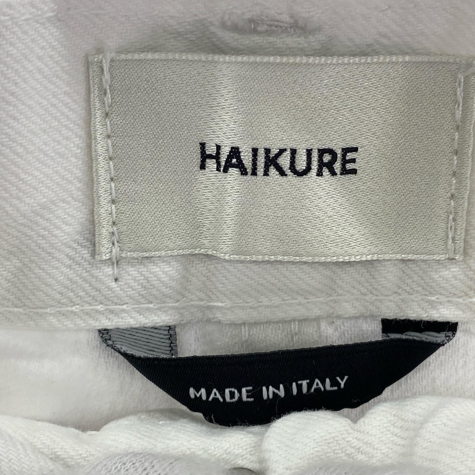 デニムパンツ HAIKURE BETHANY TWILL 45 W27 ホワイト