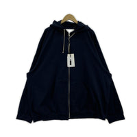パーカー 011/hooded sweater vest M ネイビー