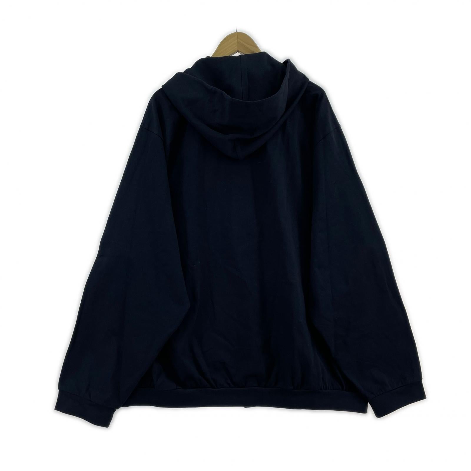 パーカー 011/hooded sweater vest M ネイビー
