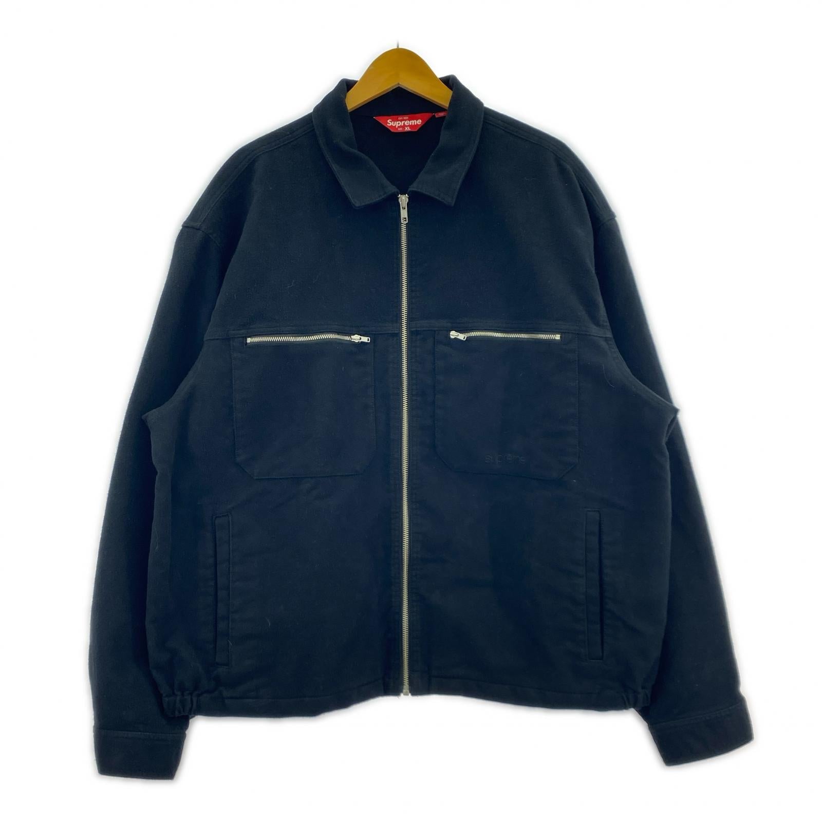 ジャケット 25SS Moleskin Work Jacket 黒 XL ブラック