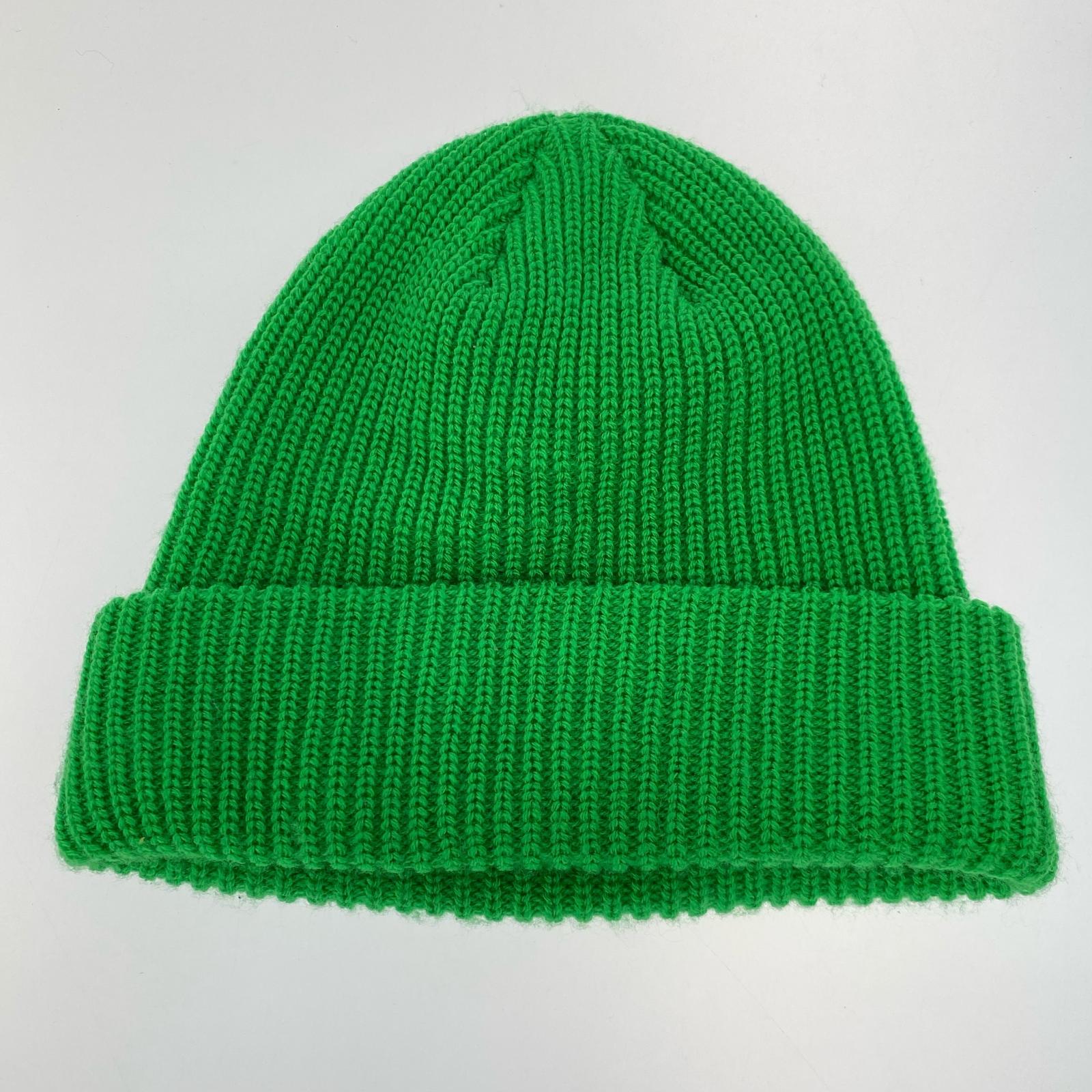 ニットキャップ 25FW loose gauge beanie 緑 グリーン