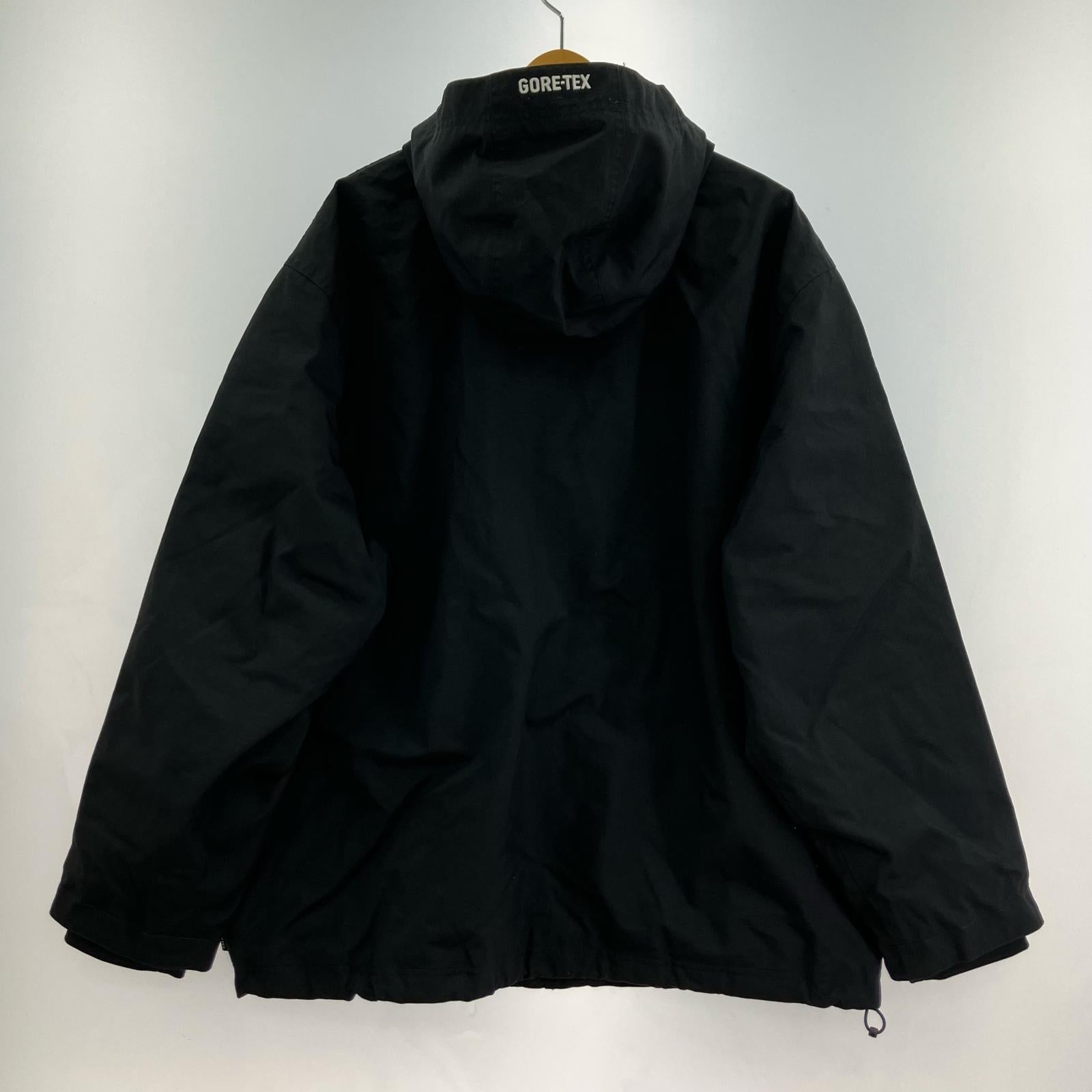 マウンテンパーカー 25SS GORE-TEX Stripe Hooded Jacket 黒 (L) L ブラック