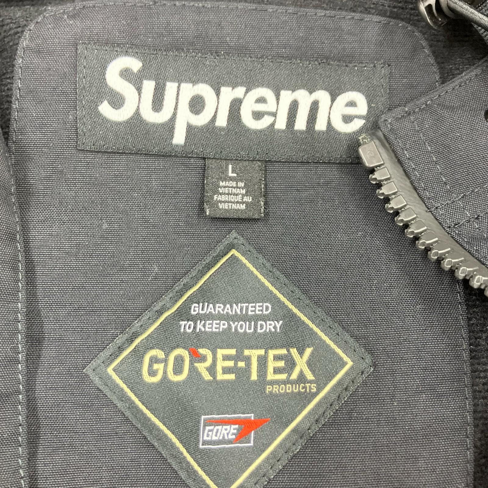 マウンテンパーカー 25SS GORE-TEX Stripe Hooded Jacket 黒 (L) L ブラック