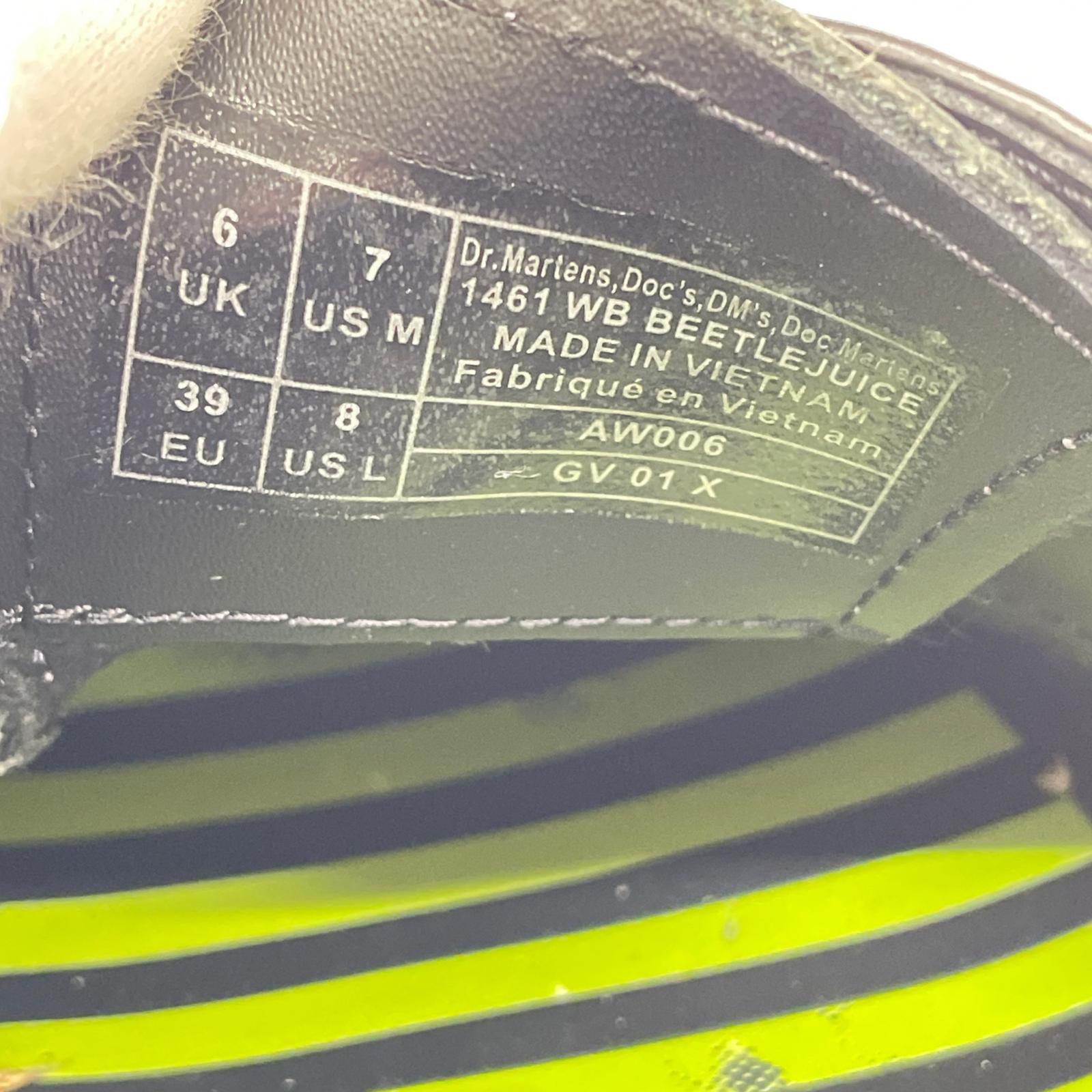 ブーツ Dr. Martens x Warner Bros BEETLE JUICE ブラック