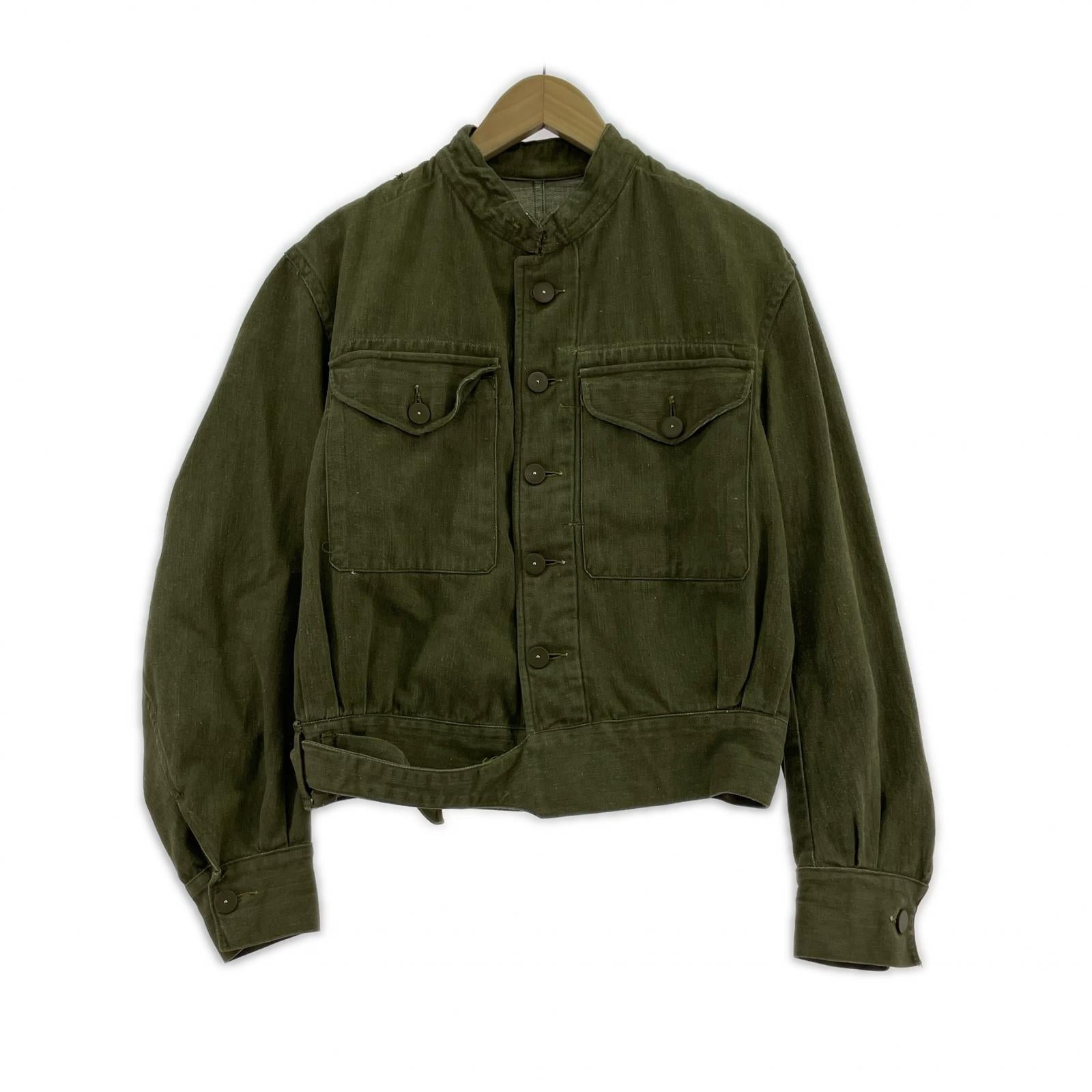 ジャケット 50s British Army Green Denim Jacket グリーン