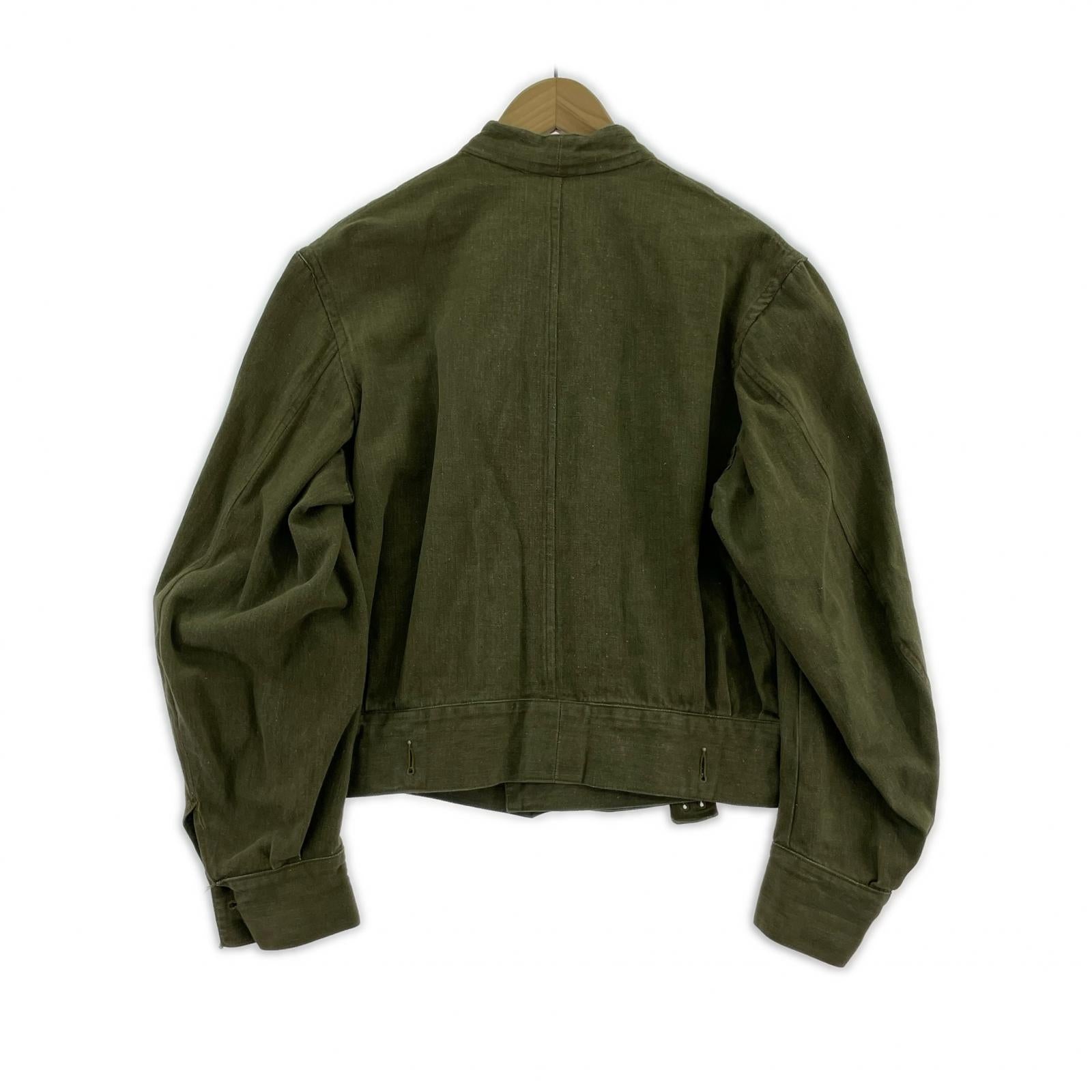 ジャケット 50s British Army Green Denim Jacket グリーン