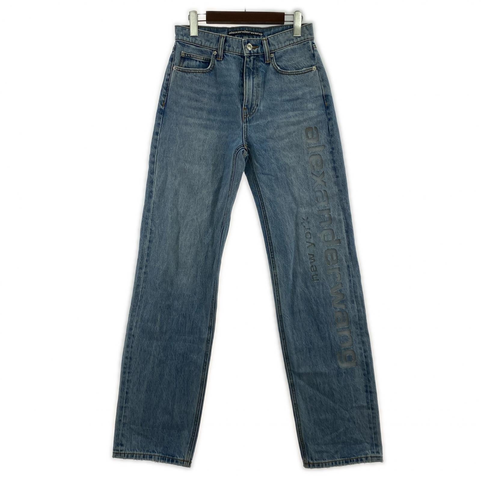 デニムパンツ Jeans with a vintage effect/デニムパンツ 25 ブルー