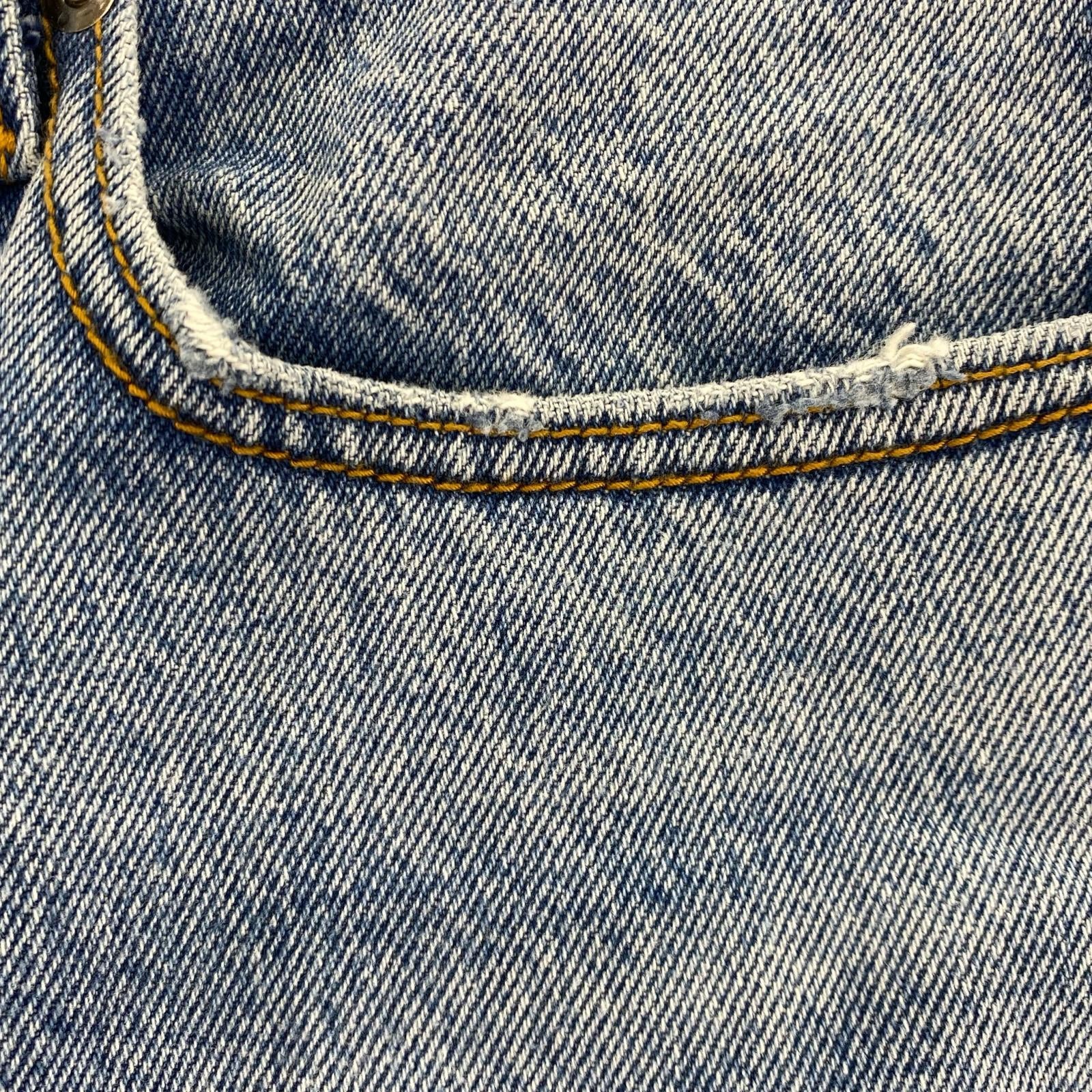 デニムパンツ Jeans with a vintage effect/デニムパンツ 25 ブルー