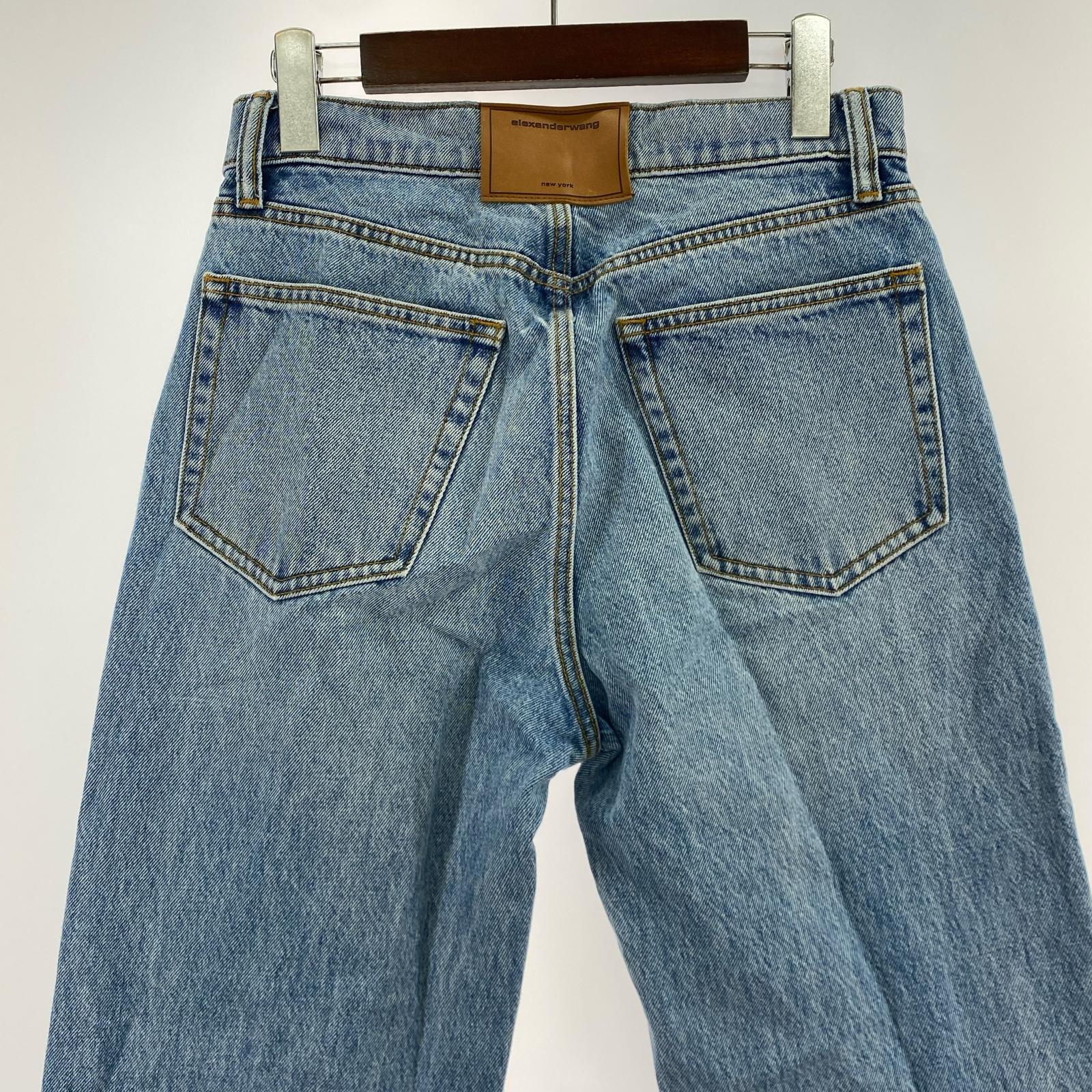 デニムパンツ Jeans with a vintage effect/デニムパンツ 25 ブルー