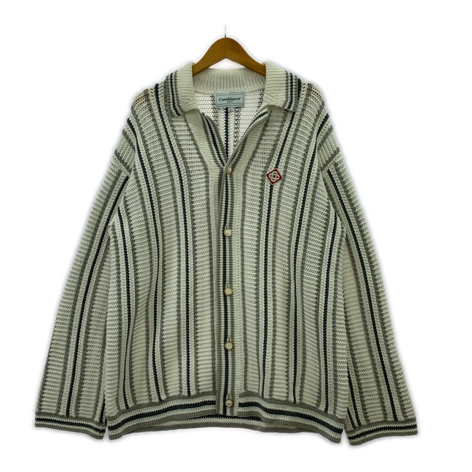 長袖シャツ 24AW CROCHET TEXTURED SHIRT (XL)