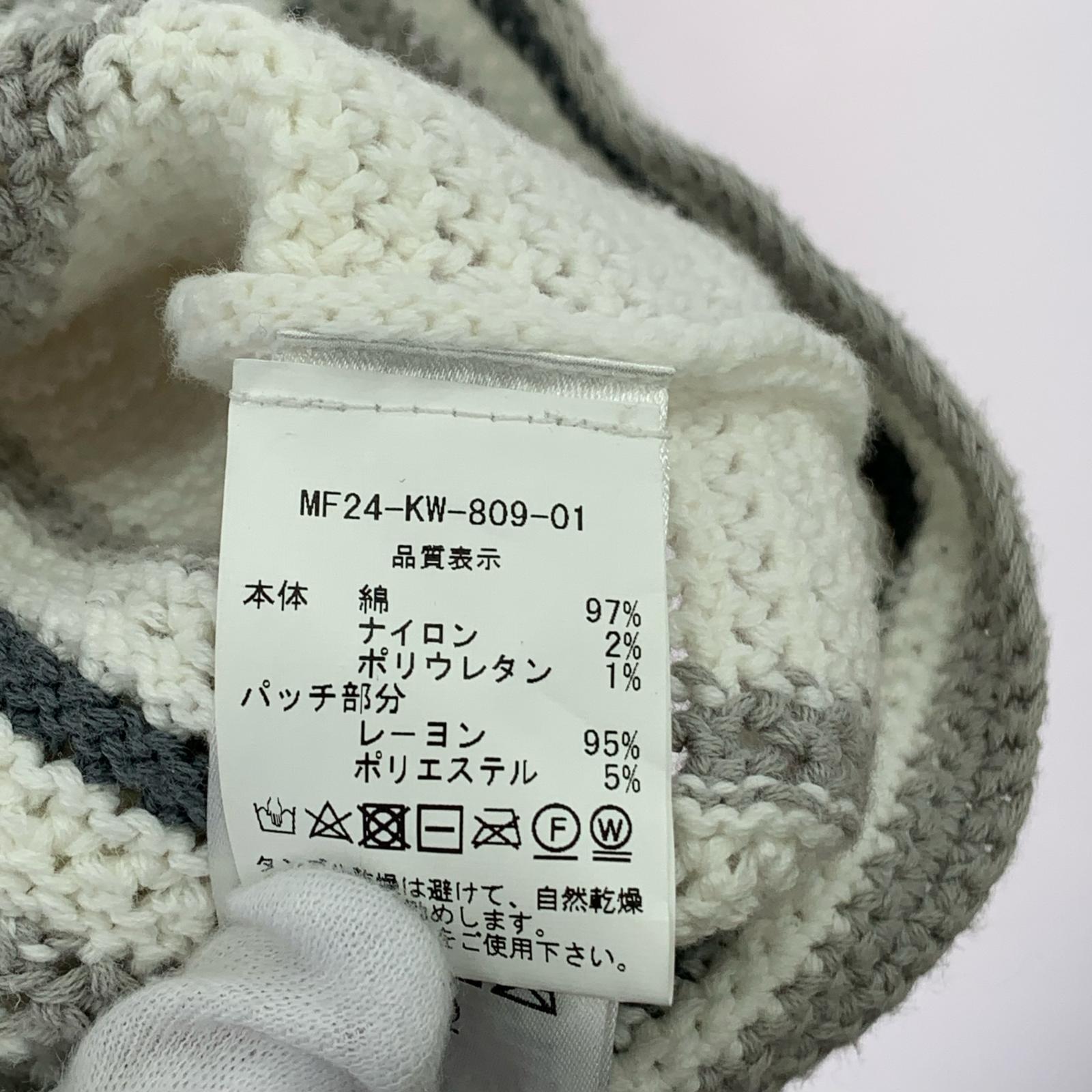長袖シャツ 24AW CROCHET TEXTURED SHIRT (XL)