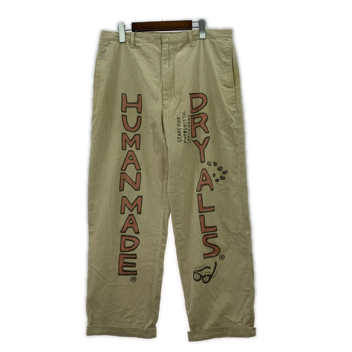 パンツ KAWS Corduroy pant (XL) ベージュ