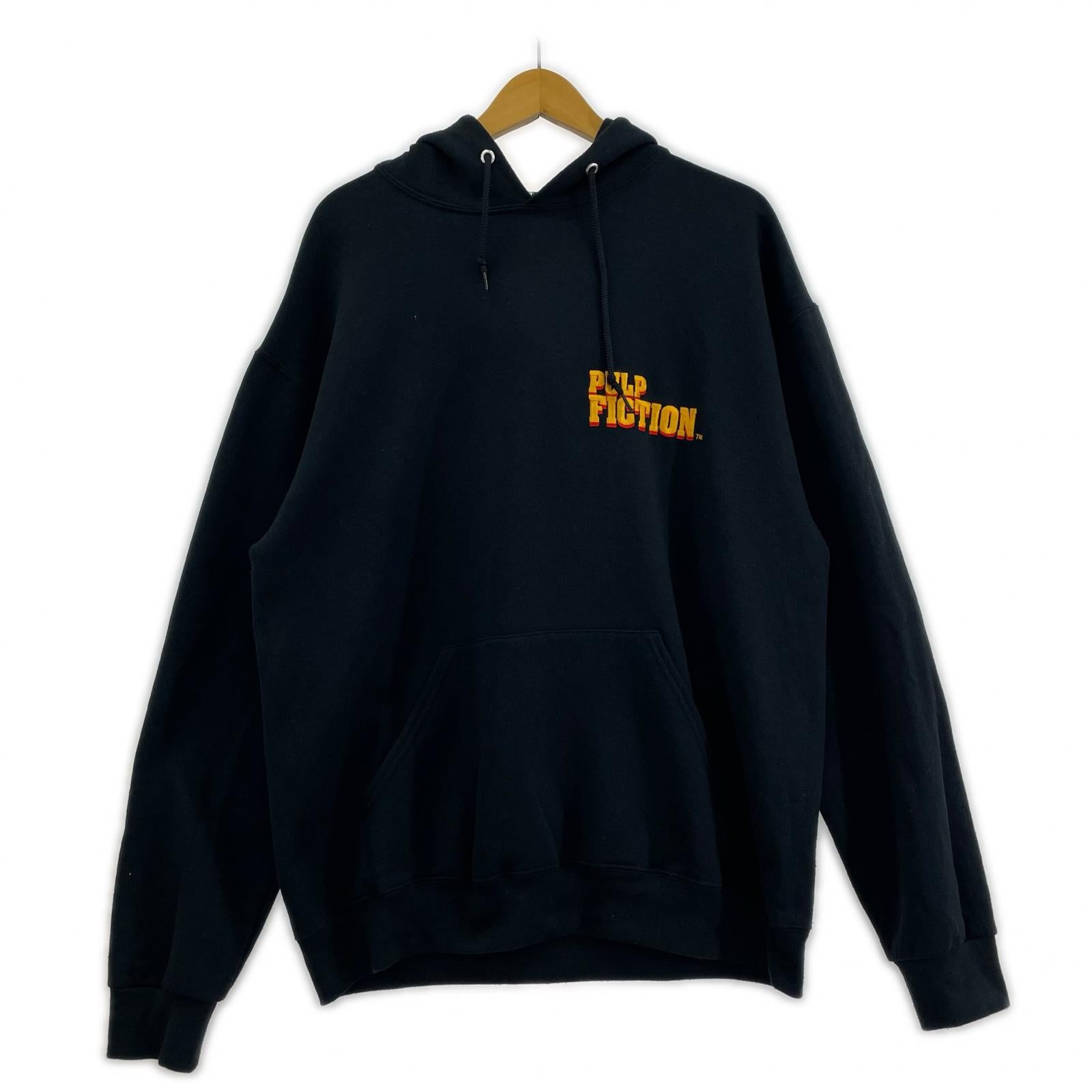 パーカー ×PULP FICTION HOODIE (L) 黒 L ブラック
