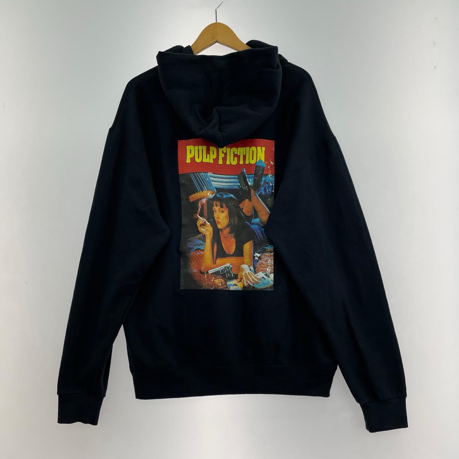 パーカー ×PULP FICTION HOODIE (L) 黒 L ブラック
