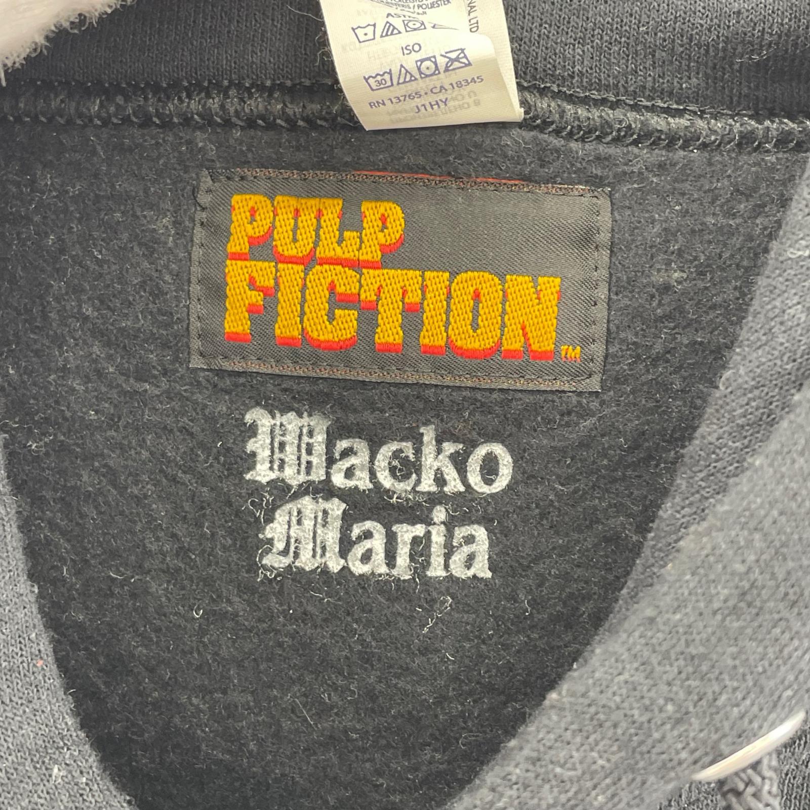 パーカー ×PULP FICTION HOODIE (L) 黒 L ブラック