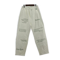 パンツ INNOCENCE NY QUEENS BAGGY SWEAT PANTS M ホワイト
