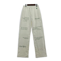 パンツ INNOCENCE NY QUEENS BAGGY SWEAT PANTS M ホワイト