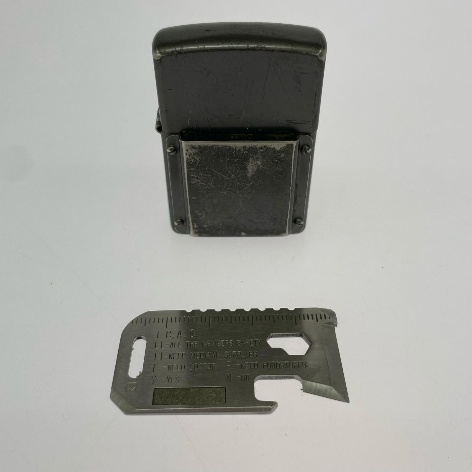 ライター 1932-1992 SURVIVAL GEAR シルバー