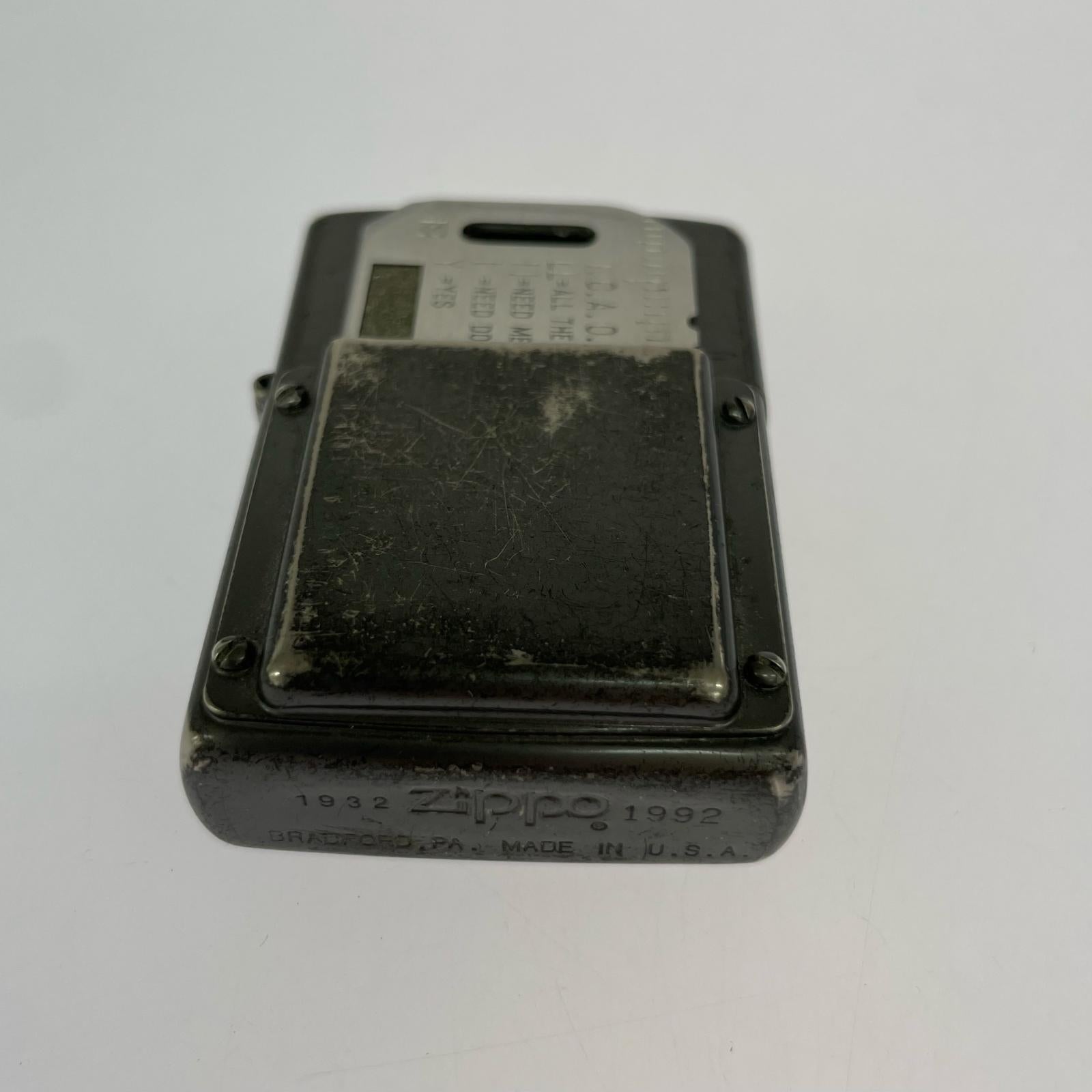 ライター 1932-1992 SURVIVAL GEAR シルバー