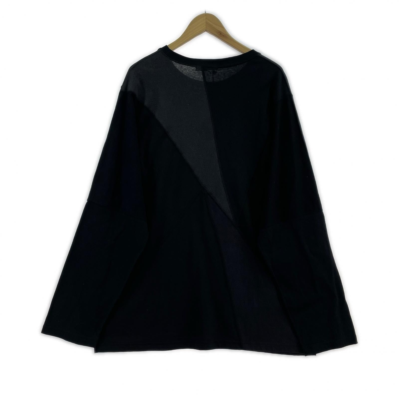長袖Tシャツ ink リメイクバンドTシャツ タグ付 ブラック