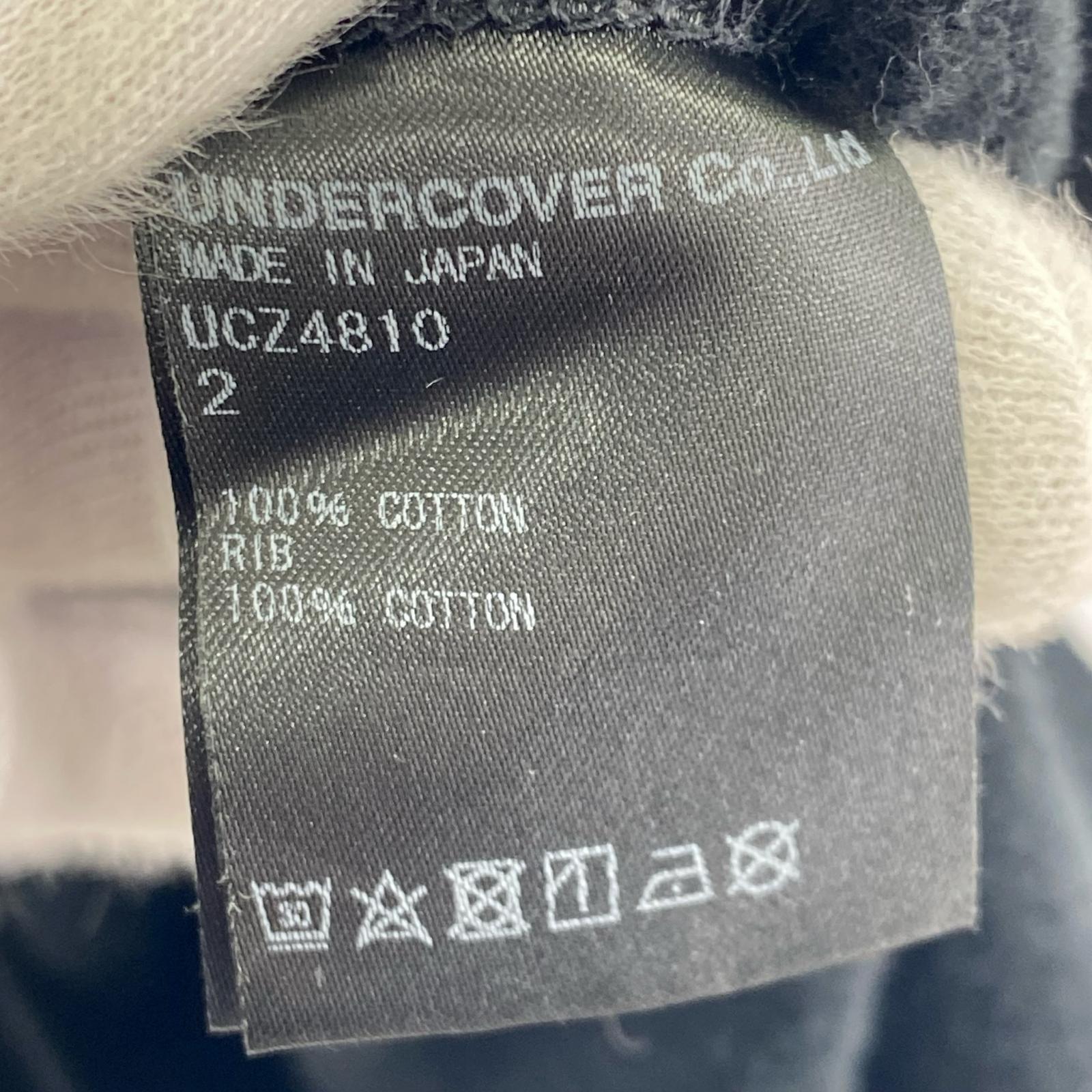 パーカー 20AW/多ZIPレイヤードBIG HOODIE 黒 2 2 ブラック