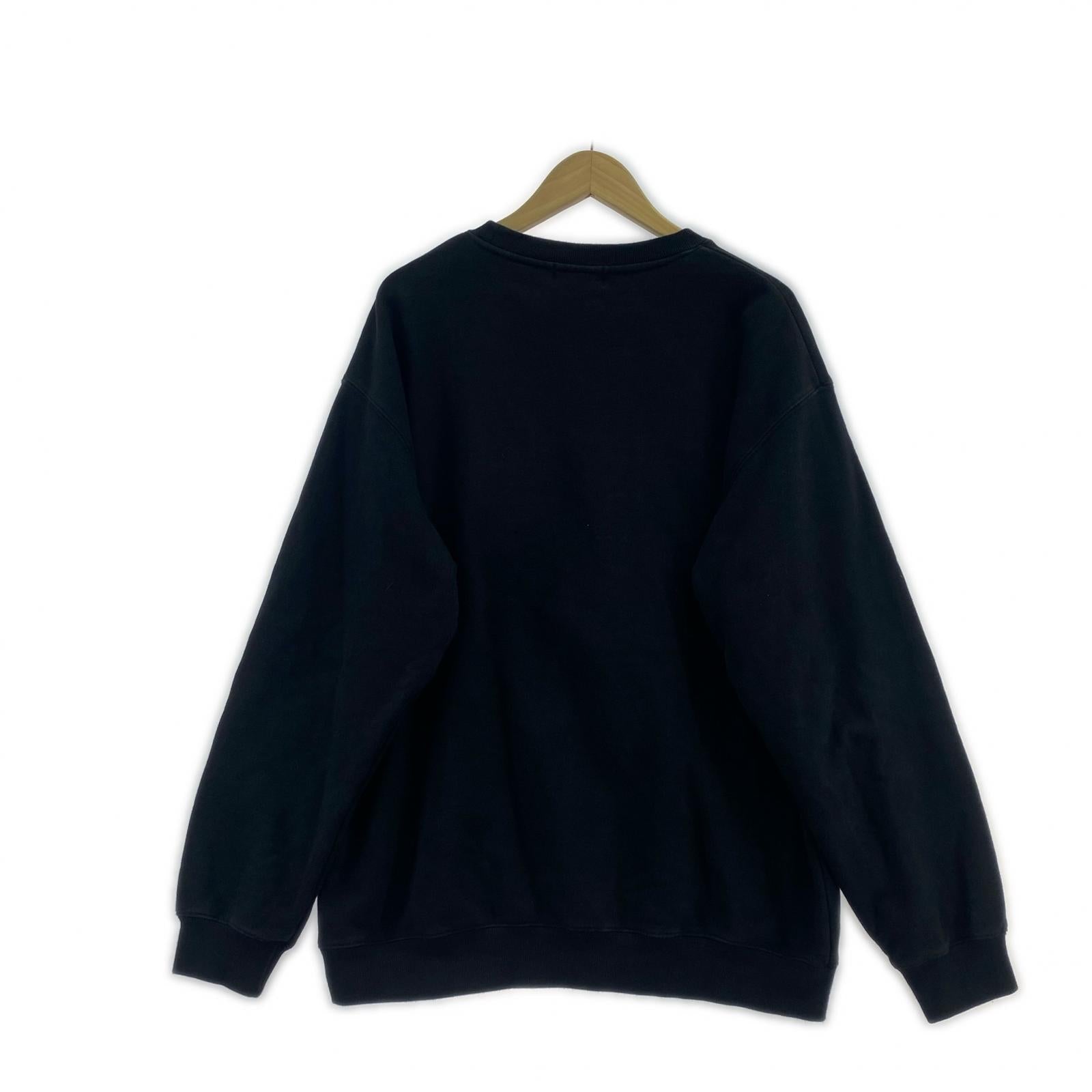 パーカー COLLEGE LOGO CREWNECK SWEAT(L) L ブラック