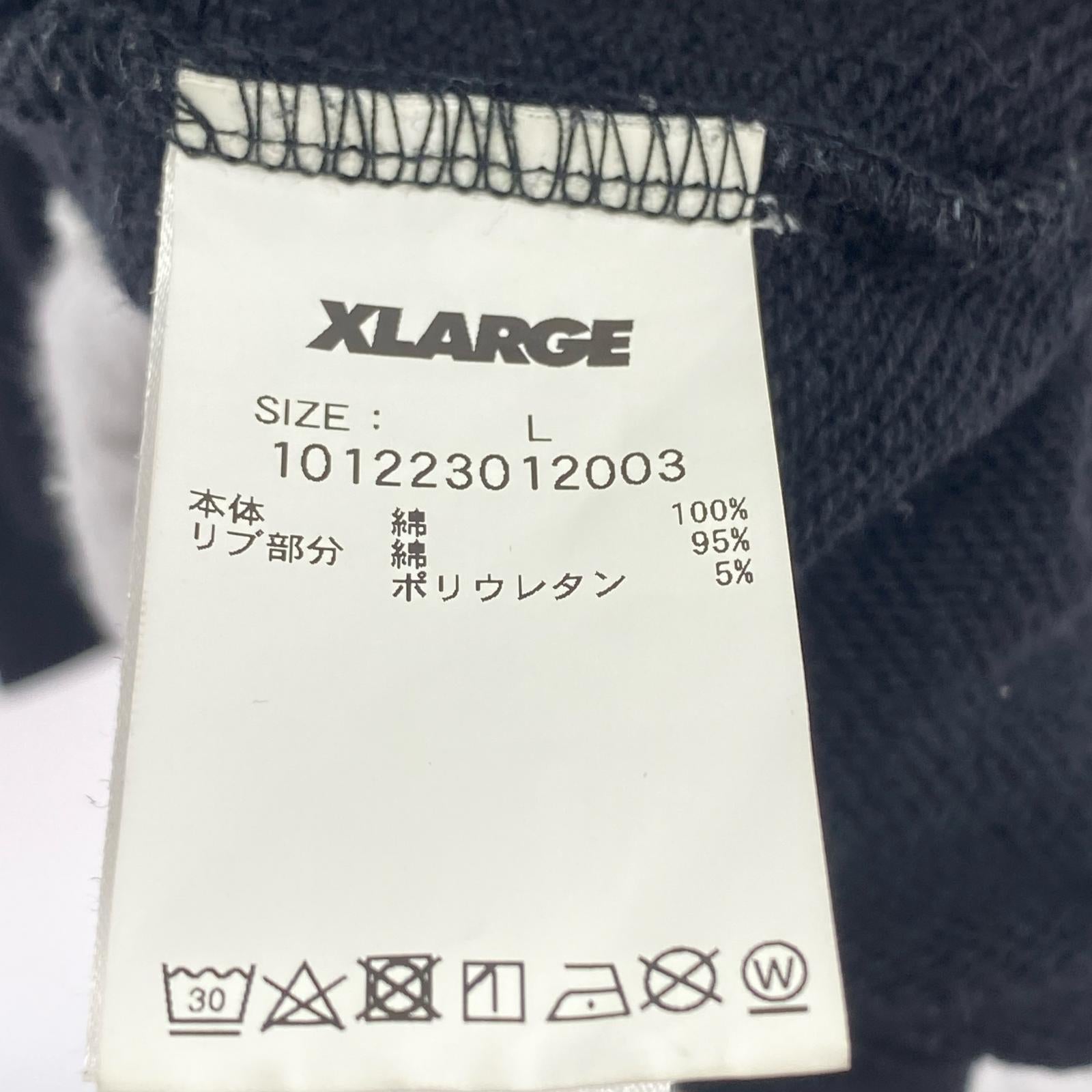 パーカー COLLEGE LOGO CREWNECK SWEAT(L) L ブラック