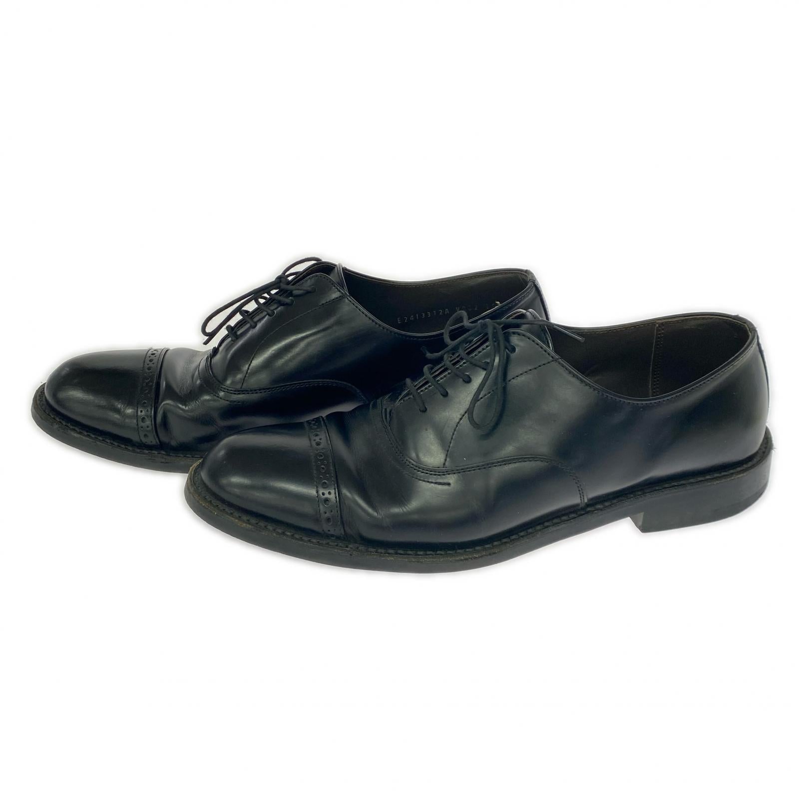 シューズ Worth Collection V082 パンチドキャップトゥ レザーシューズ 26.5cm BLK 26.5cm (US8 1/2 UK8 EU43) ブラック