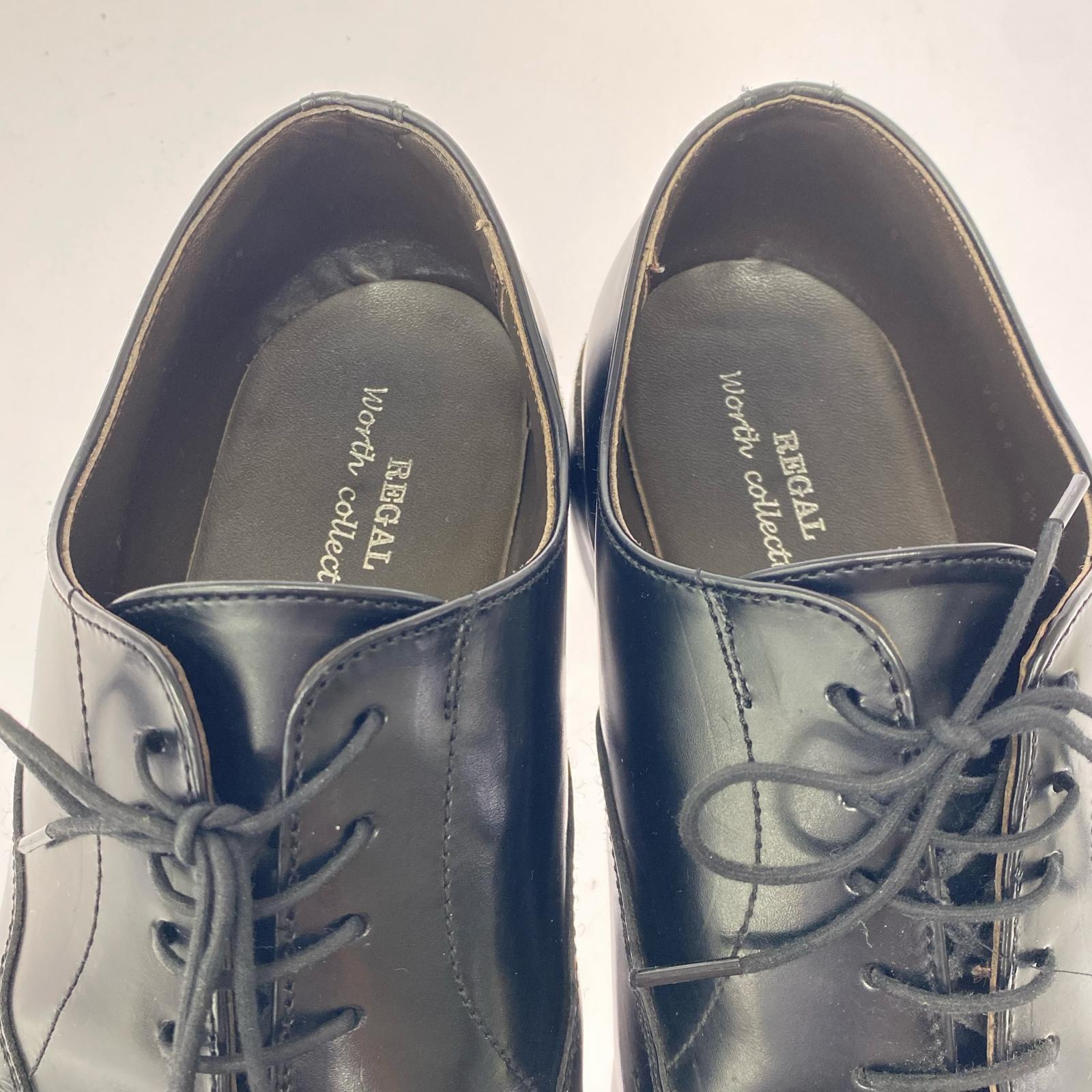 シューズ Worth Collection V082 パンチドキャップトゥ レザーシューズ 26.5cm BLK 26.5cm (US8 1/2 UK8 EU43) ブラック