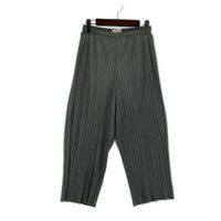 パンツ PLEATS PLEASE プリーツパンツ オリーブ (3) 3 グレー