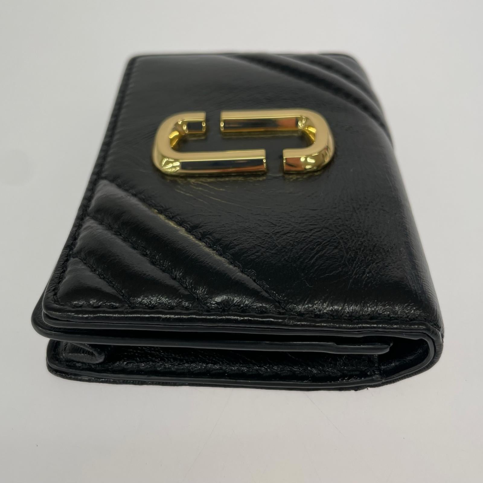 コンパクトウォレット MARC JACOBS カードケース 黒 ブラック