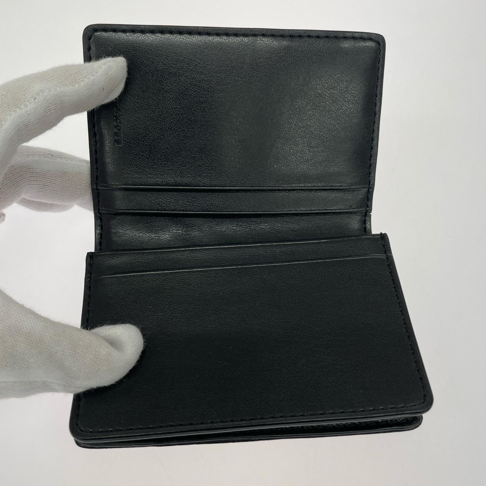 コンパクトウォレット MARC JACOBS カードケース 黒 ブラック