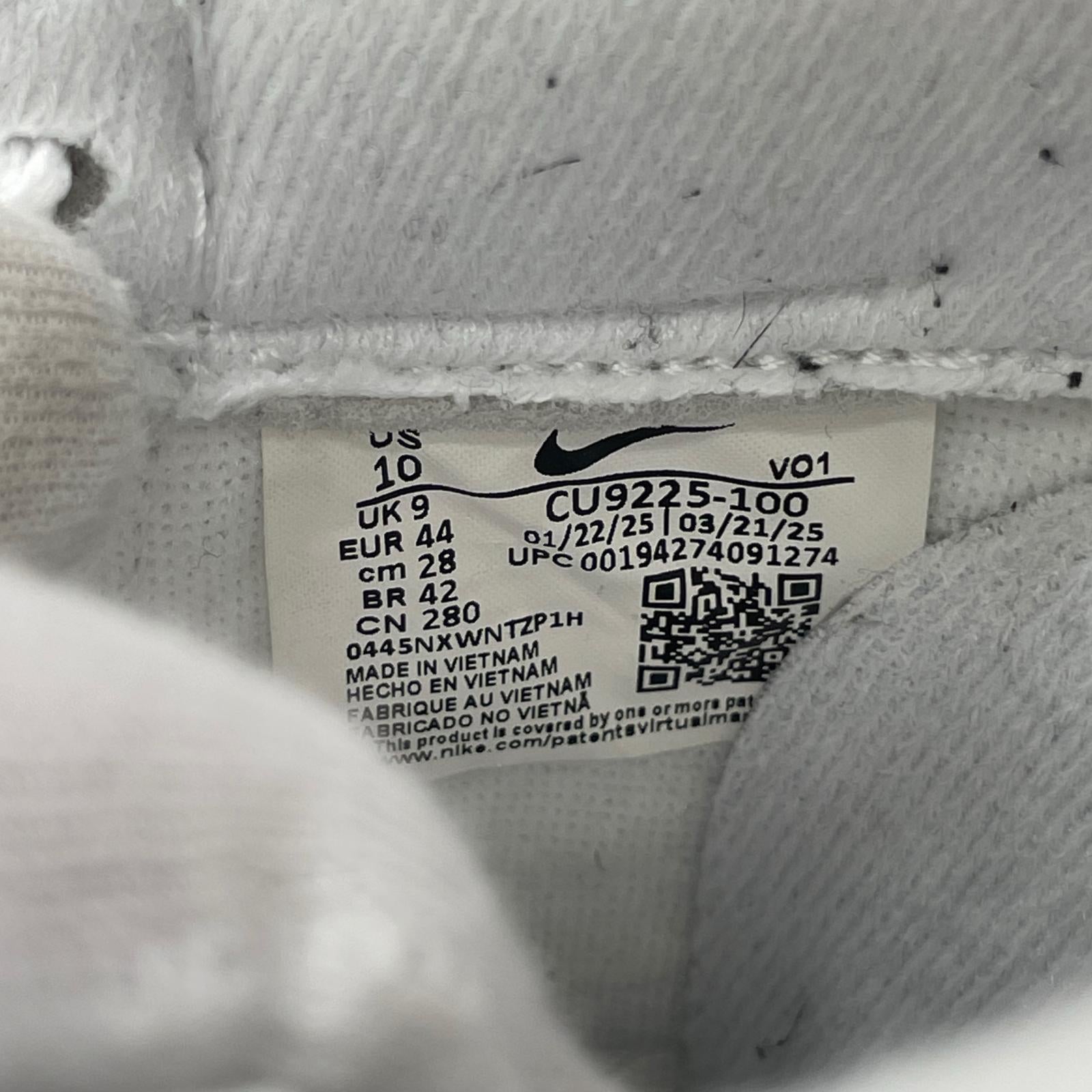 スニーカー NIKE×Supreme AIR FORCE 1 Low White CU9225-100 (28) 28cm (US10 UK9 1/2 EU46) ホワイト