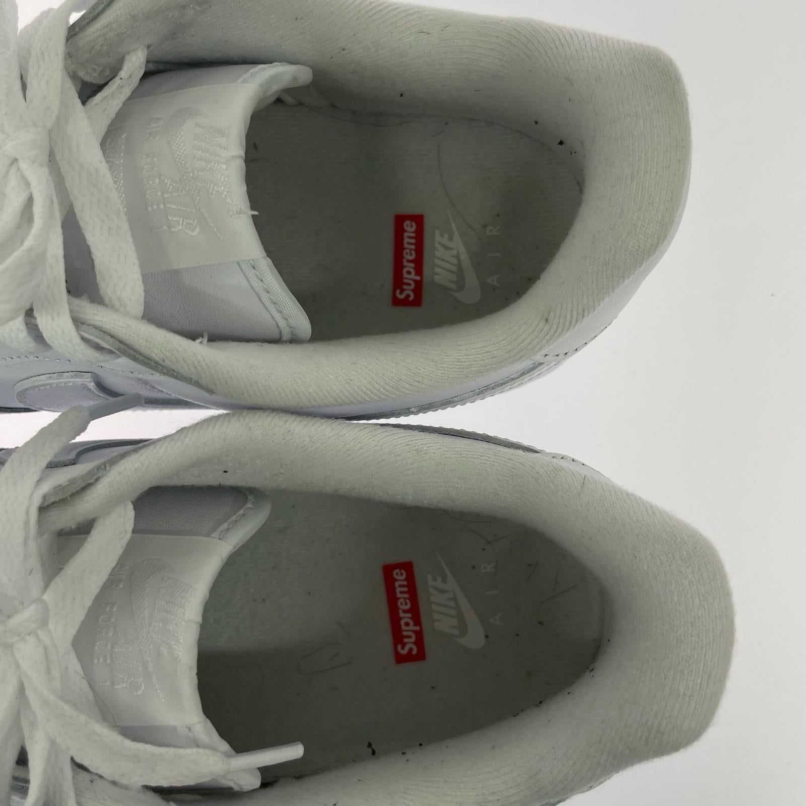 スニーカー NIKE×Supreme AIR FORCE 1 Low White CU9225-100 (28) 28cm (US10 UK9 1/2 EU46) ホワイト