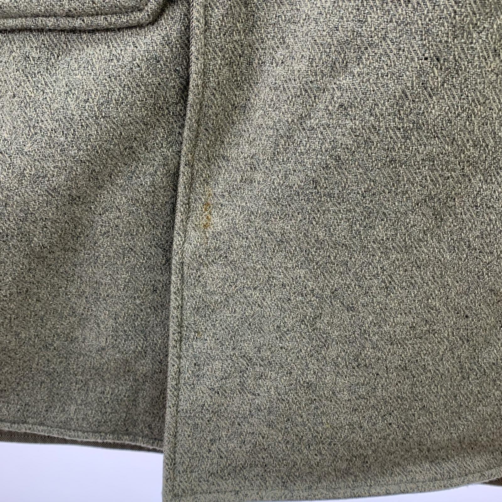 ジャケット ULTERIOR リバーシブル ウールカシミヤ×コットン ロングコート 4 ULCT10-EC68M-BB