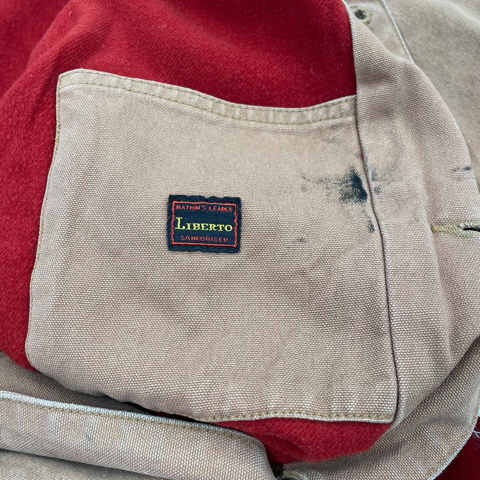 ジャケット LIBERTO ダック カバーオール 茶 L L ブラウン