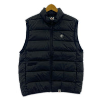 ダウンベスト AAPE NOW DOWN VEST L ブラック