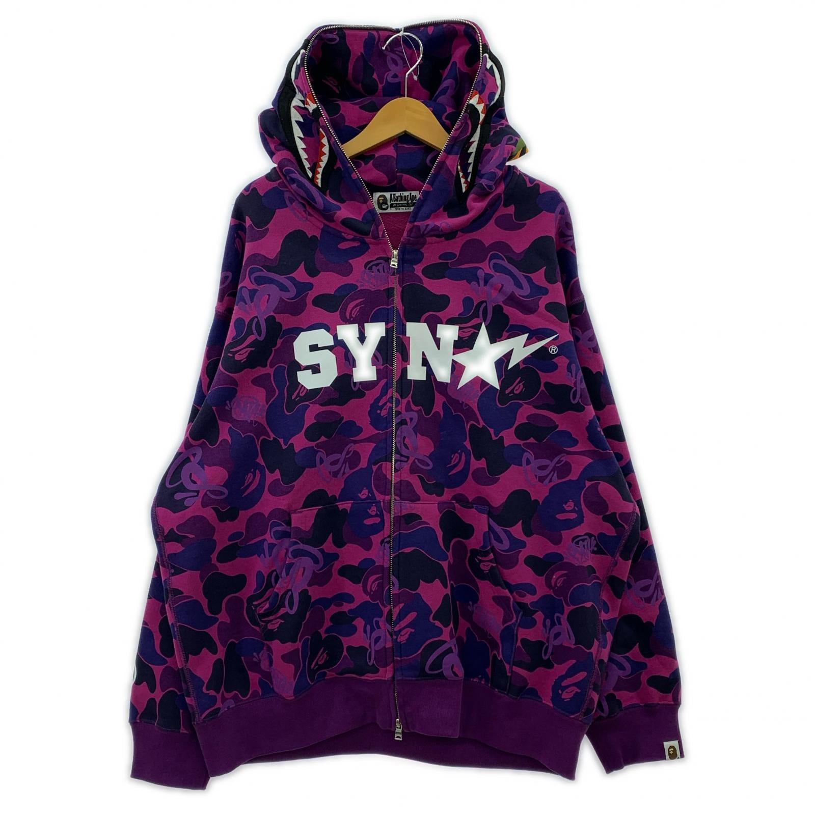 パーカー SPOTIFY SYNA BY CENTRAL CEE シャーク XL パープル