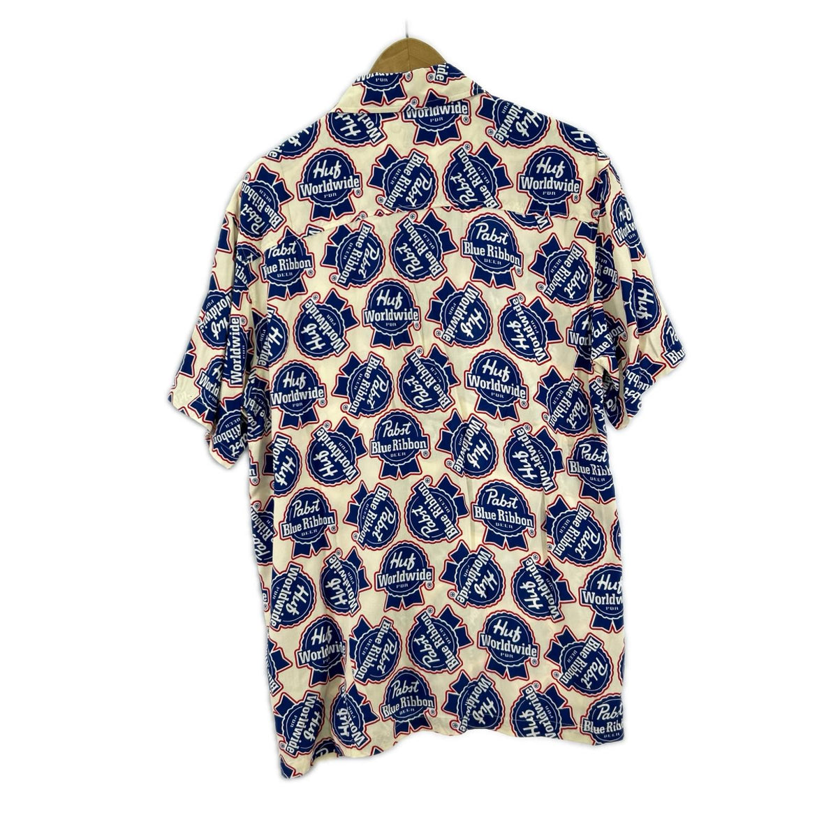 半袖シャツ ×PBR レーヨンアロハシャツ S S ベージュ