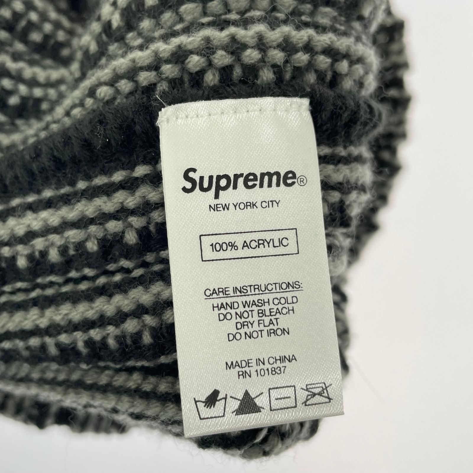 ニットキャップ Supreme ニットキャップ ブラック