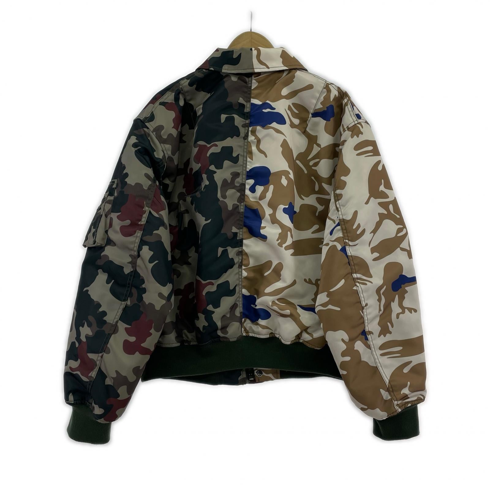 ジャケット 18AW クレイジーカモ MA-1 M マルチカラー