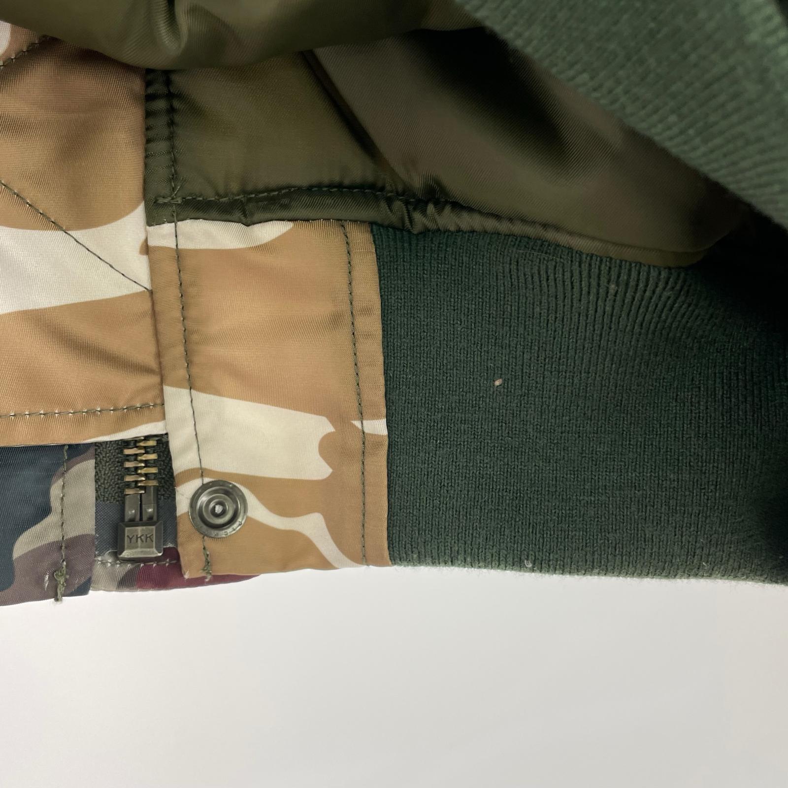 ジャケット 18AW クレイジーカモ MA-1 M マルチカラー