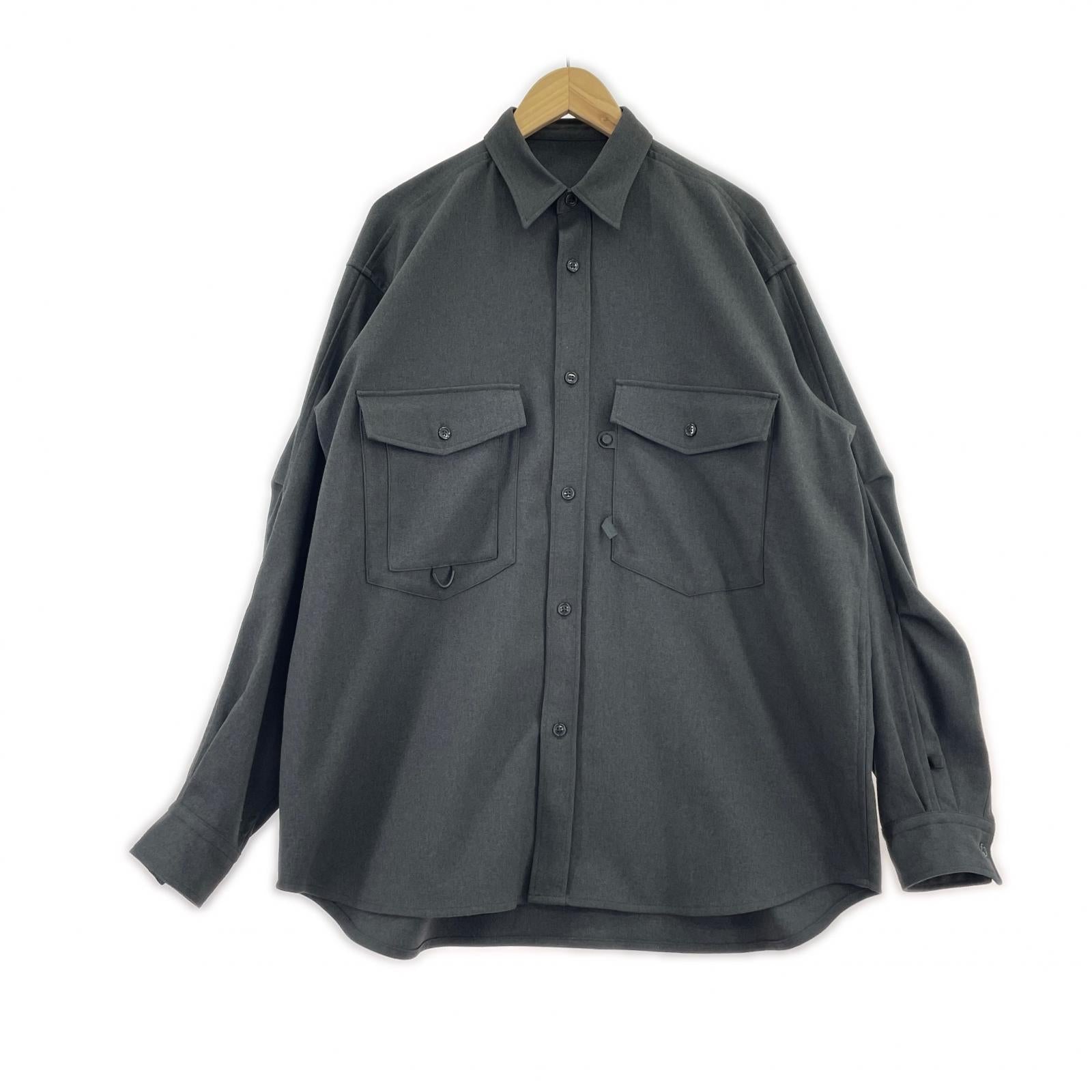 長袖シャツ TECH FLANNEL CPO SHIRTS グレー (M)