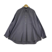 長袖シャツ Oxford Oversized B.D Pullover 紺 (F) フリー