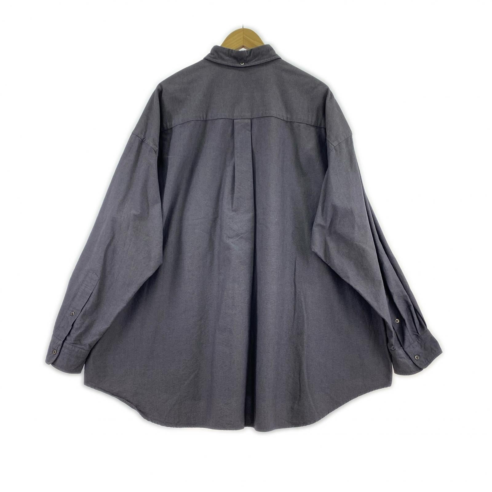 長袖シャツ Oxford Oversized B.D Pullover 紺 (F) フリー
