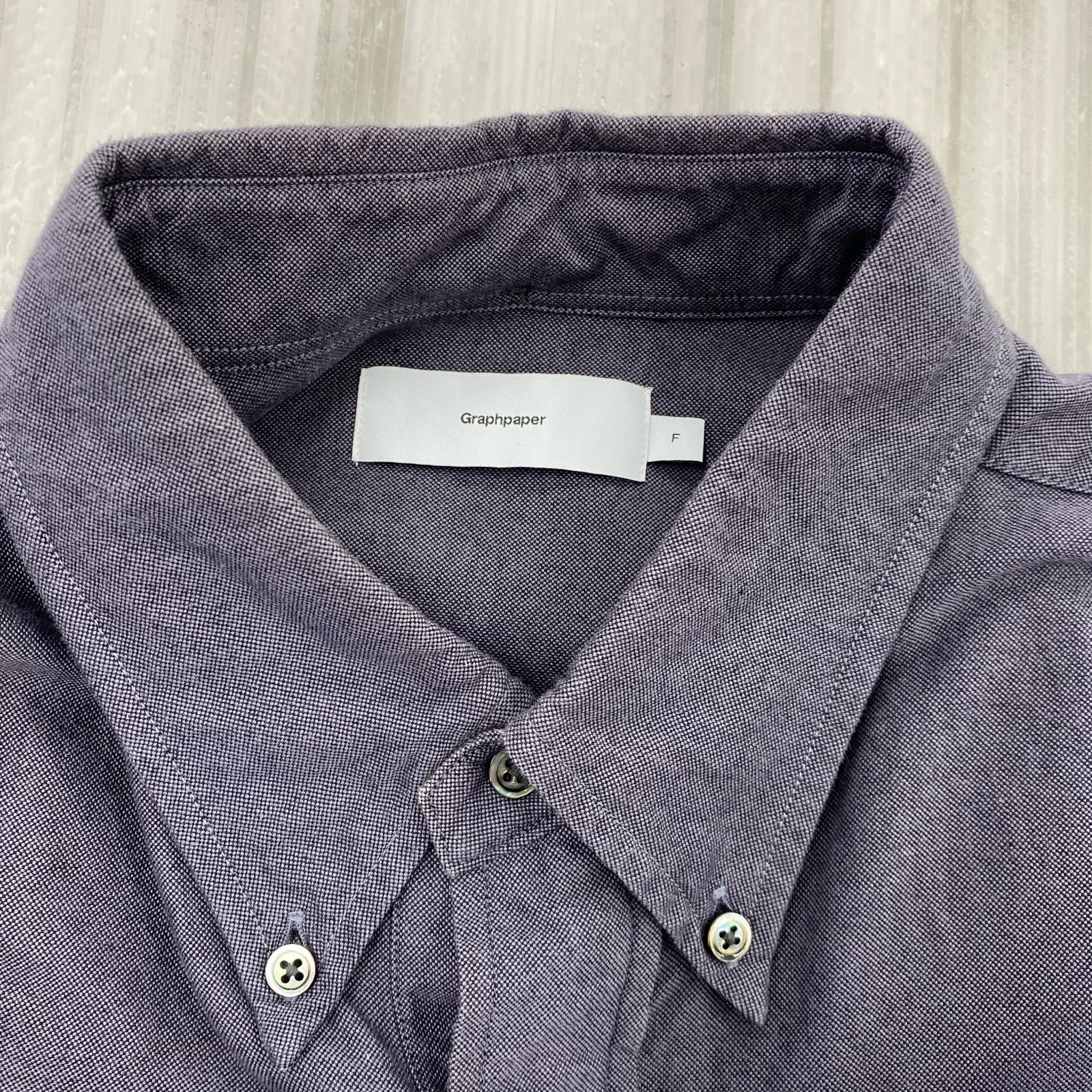 長袖シャツ Oxford Oversized B.D Pullover 紺 (F) フリー