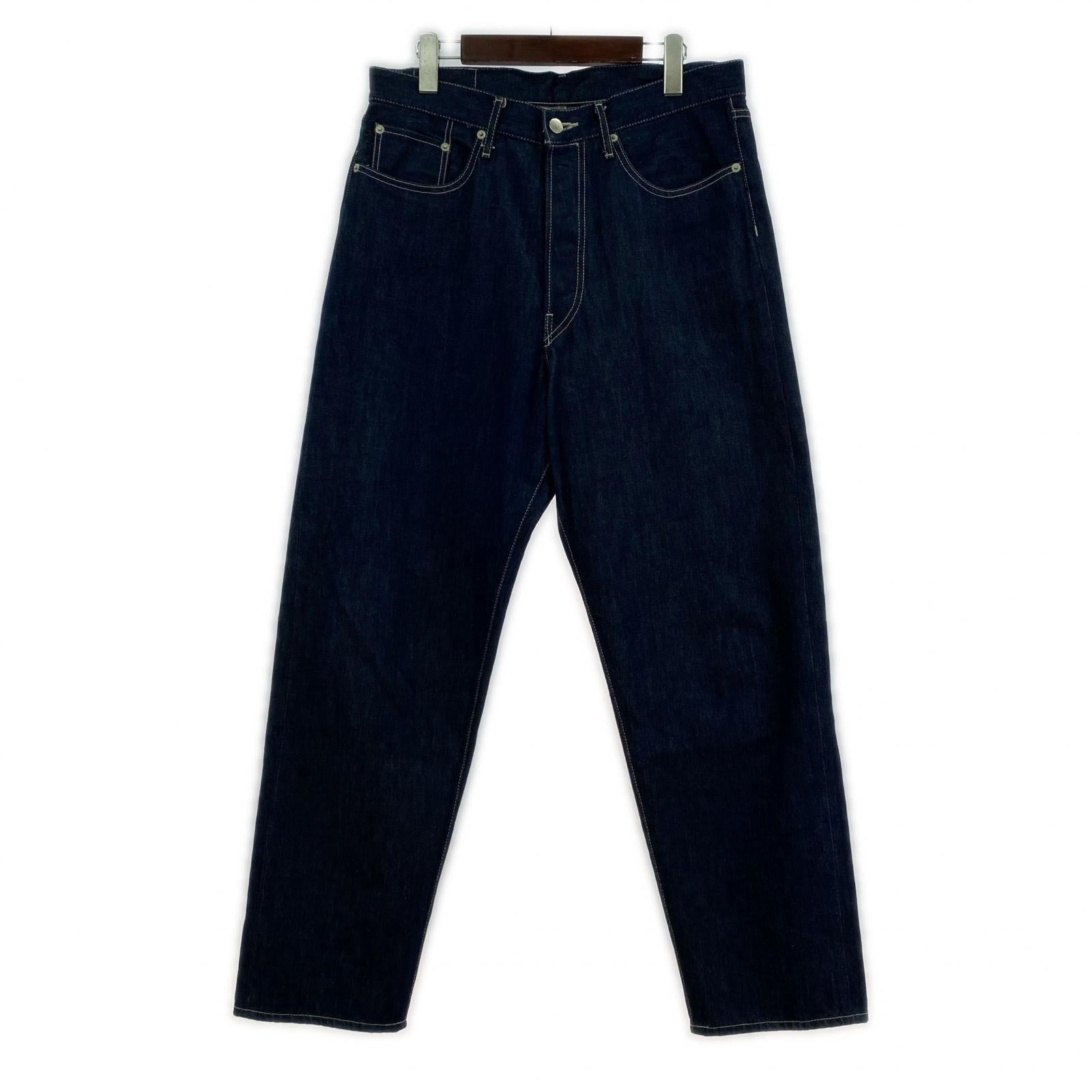 デニムパンツ Selvage Denim 5 Pocket Tapered 紺 (2)